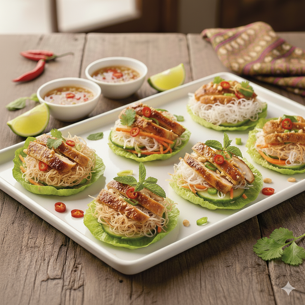 Cambodian-Style Crispy Vermicelli & Chicken Salad on Wednesday 12 November 2025